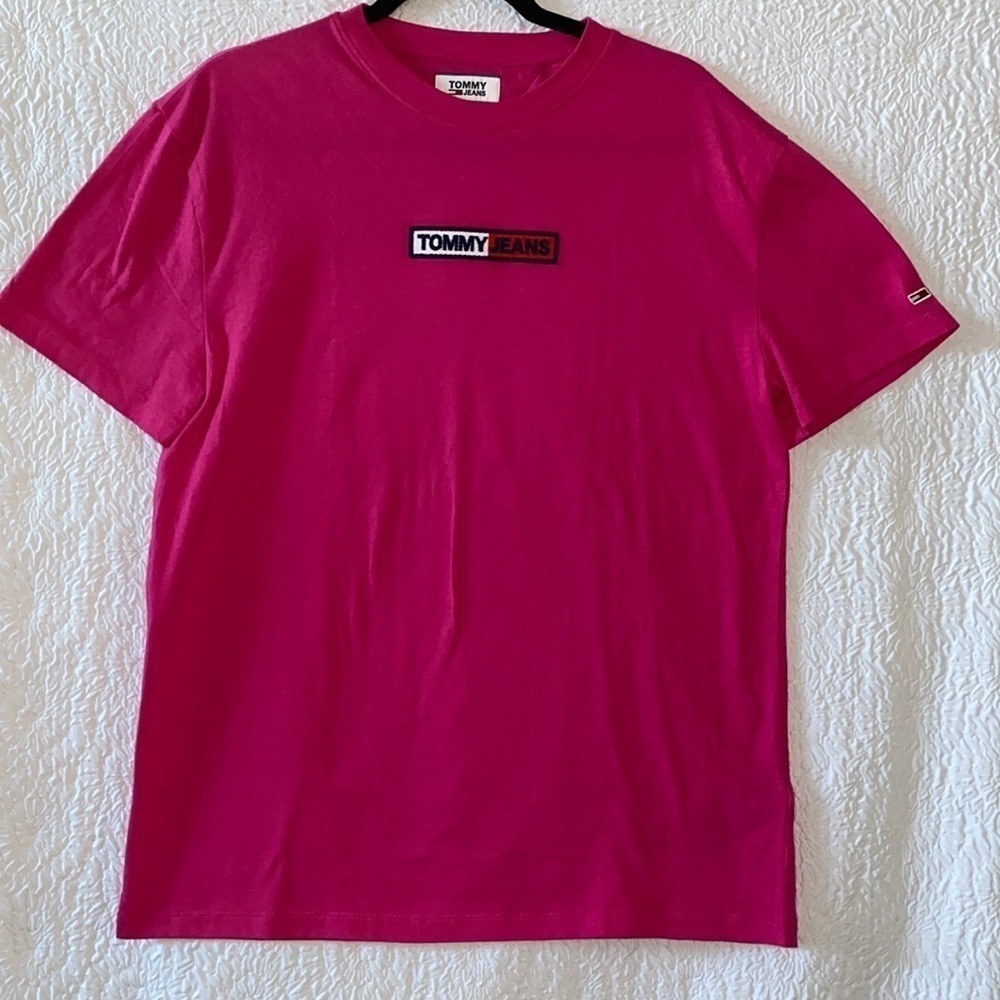 Tommy Jeans Embroidered Patch Logo Short Sleeve T-Shirt